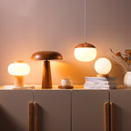 Pret Solid Wood Table Lamp